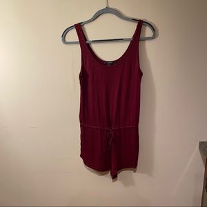 Forever 21 Maroon Romper